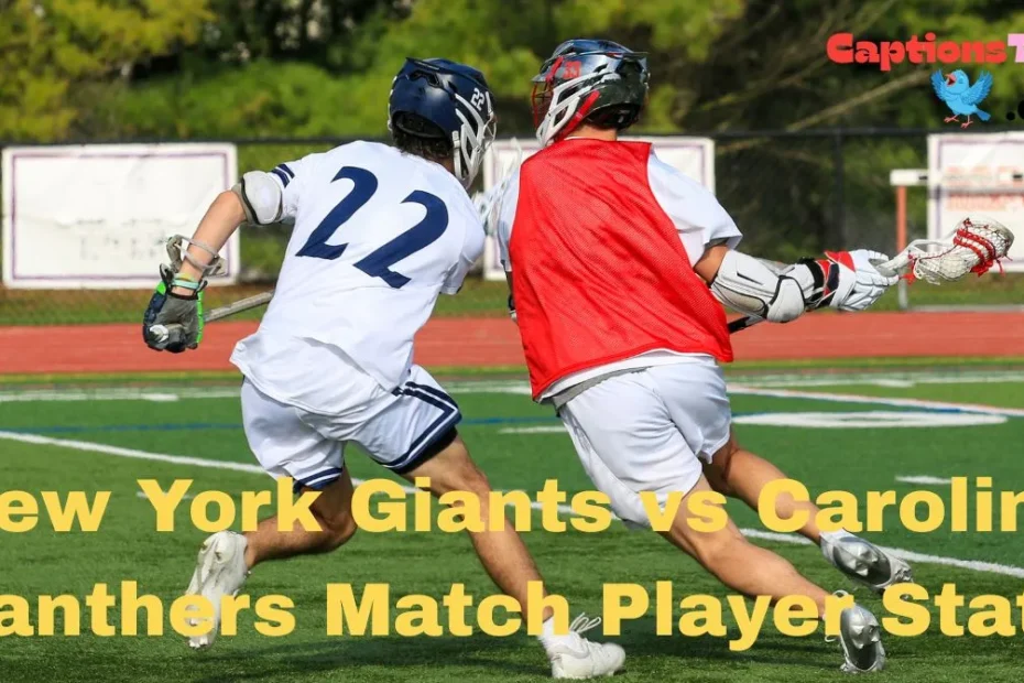 New York Giants vs Carolina Panthers Match Player Stats